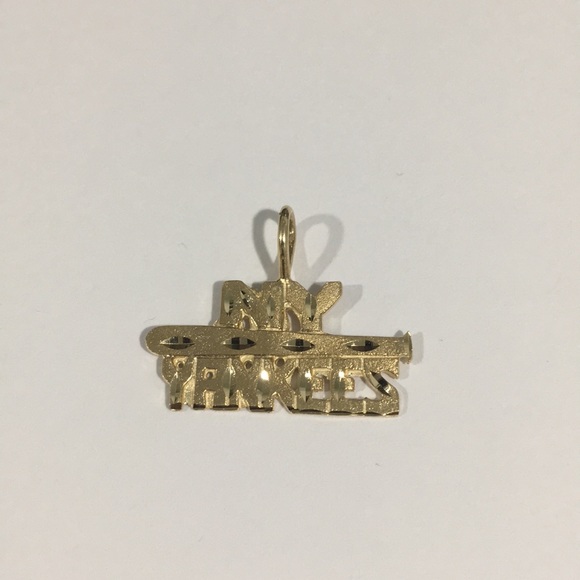 14K Yellow Gold NY YANKEES Baseball ⚾️Team Pendant - Picture 1 of 4